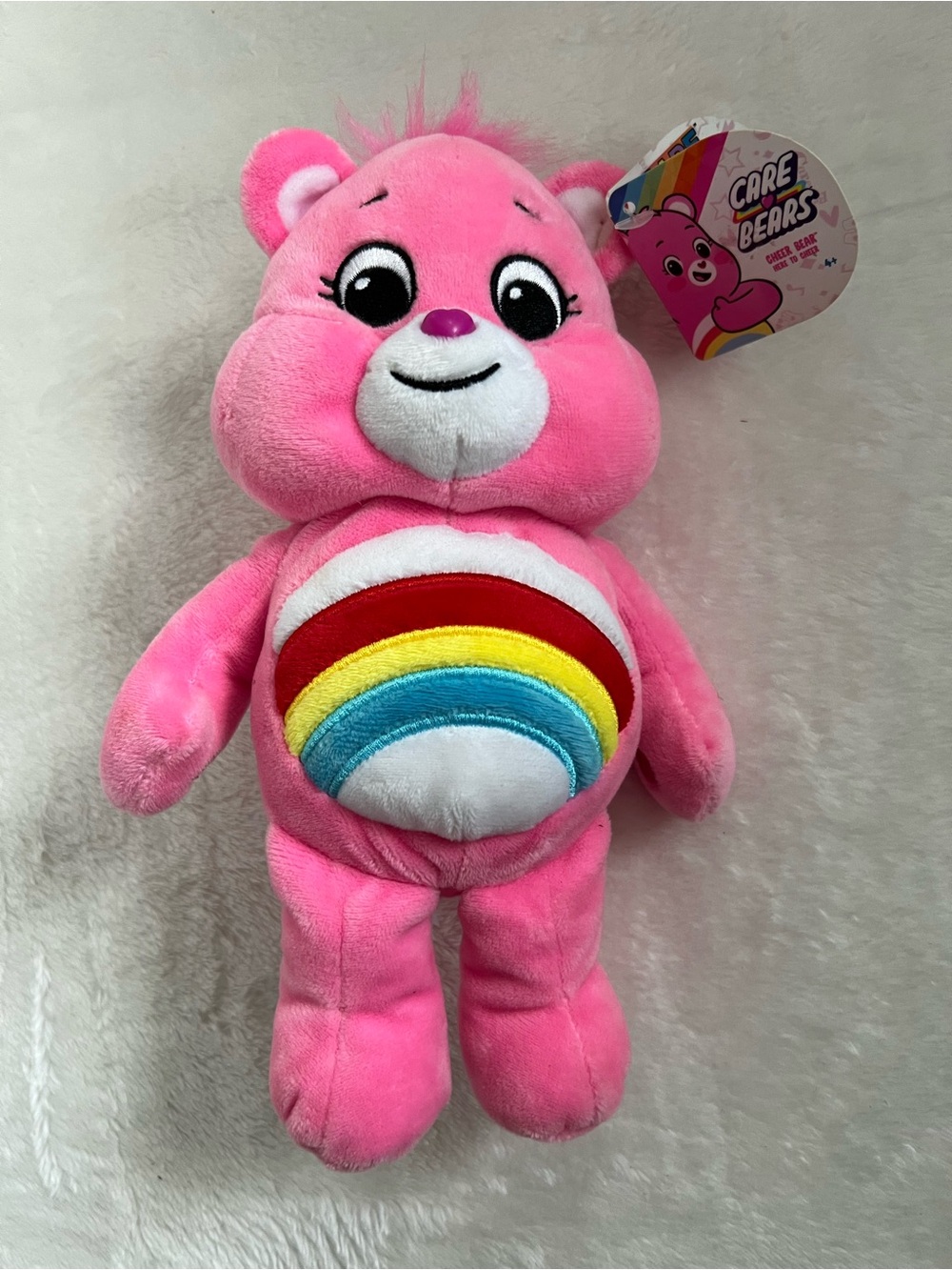 NWT 2020 Care Out Loud Care Bears Mini 8" Cheer Bear Plush